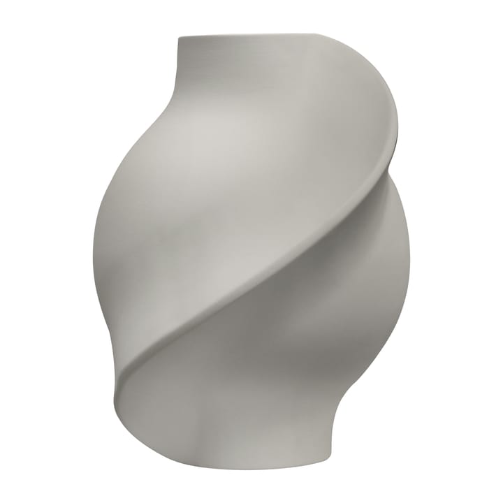 Pirout maljakko 01 22 cm - Sanded Grey - Louise Roe Copenhagen