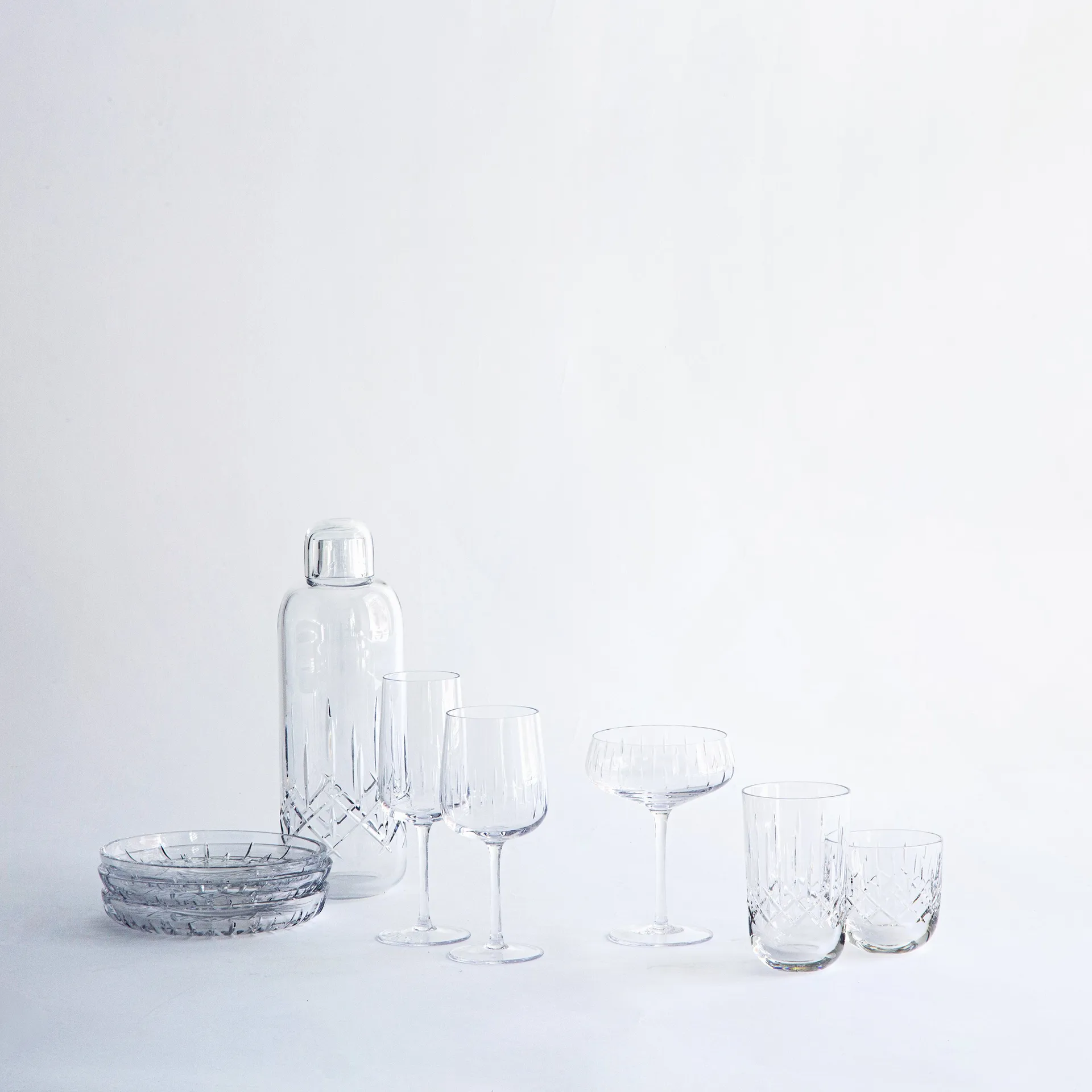 Louise Roe -viskilasi, 30 cl, Kirkas Louise Roe