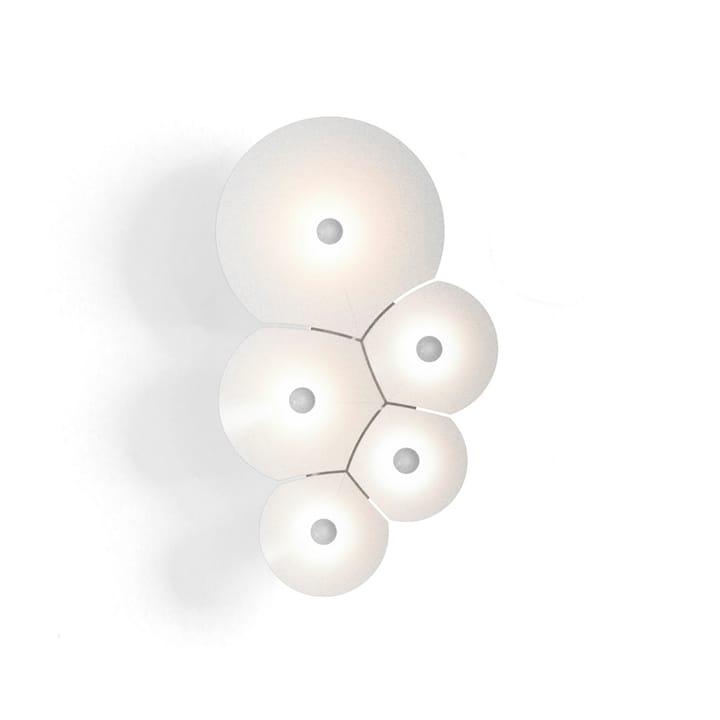 Bulbullia seinävalaisin - Valkoinen - Luceplan