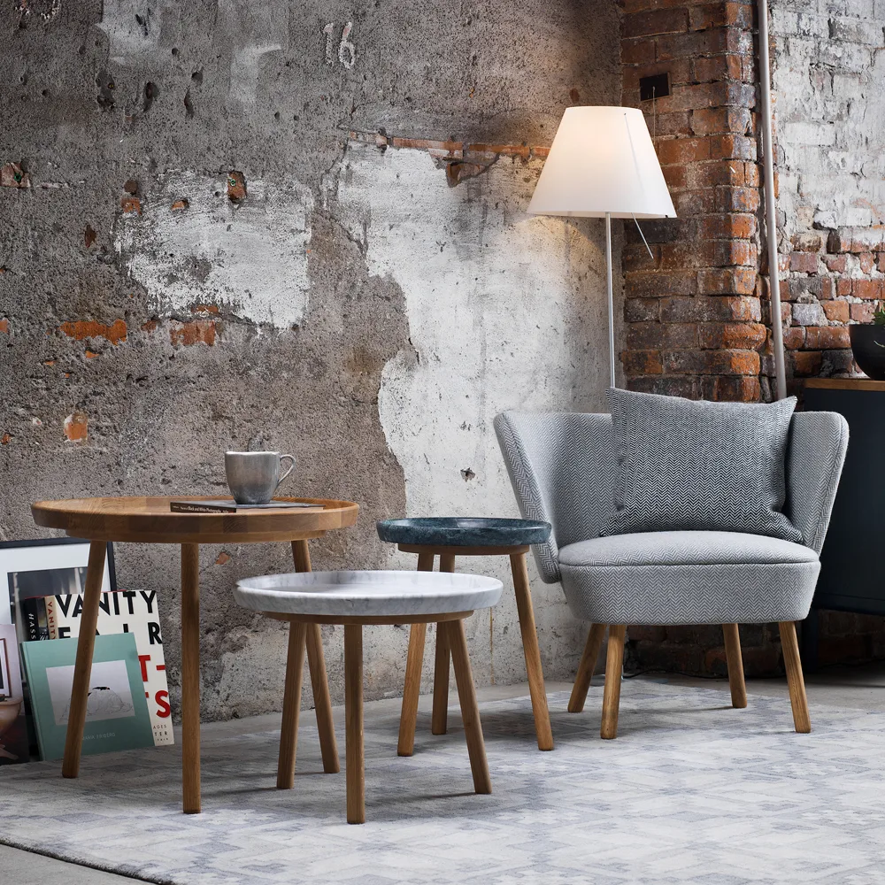 Costanza D13t.c -lattiavalaisin, Valkoinen Luceplan