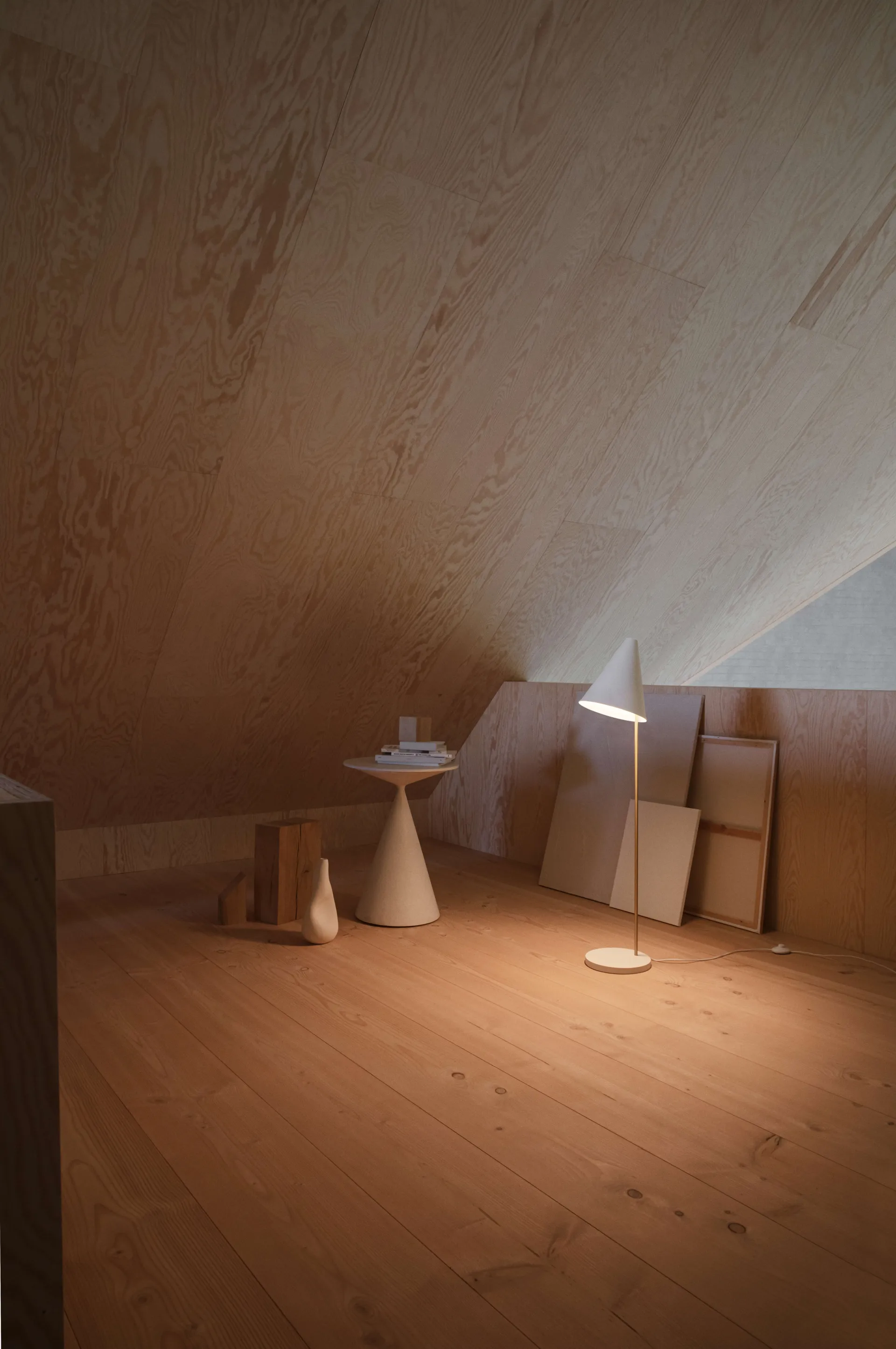 Mosaik lattiavalaisin, White LYFA