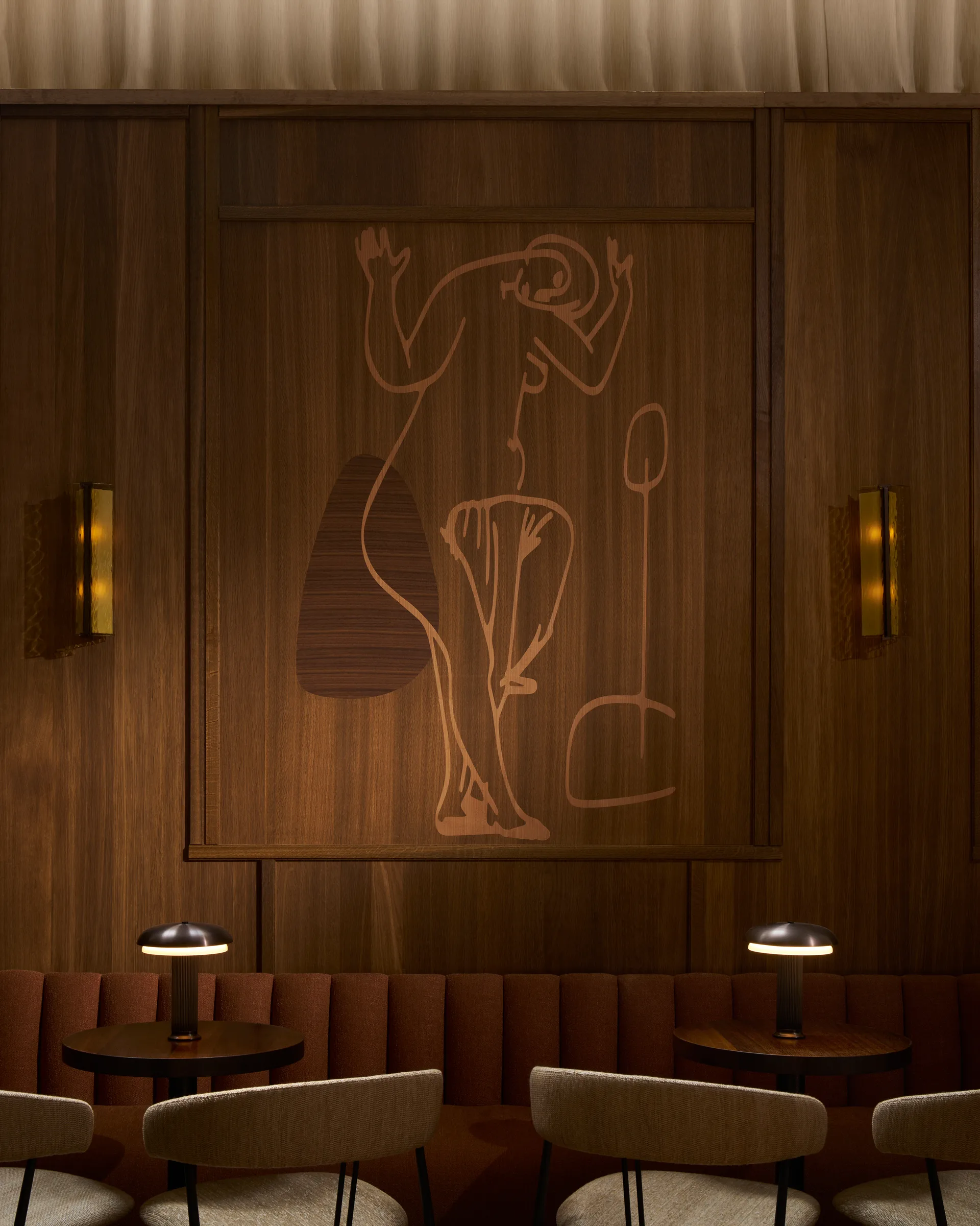 Noote pöytälamppu kannettava, Pronssi LYFA