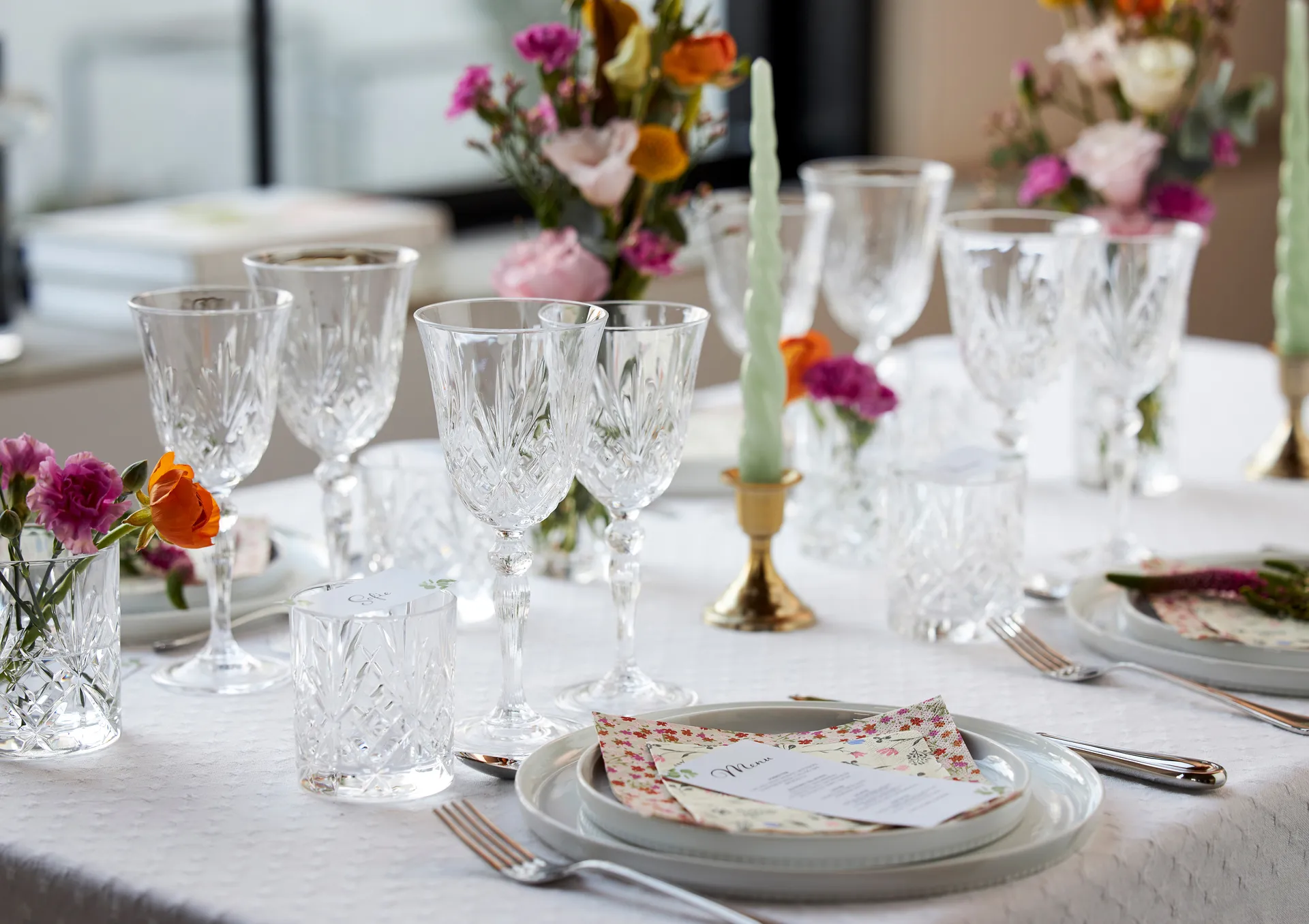 Melodia valkoviinilasi 21 cl 4-pakkaus, Kristalli Lyngby Glas