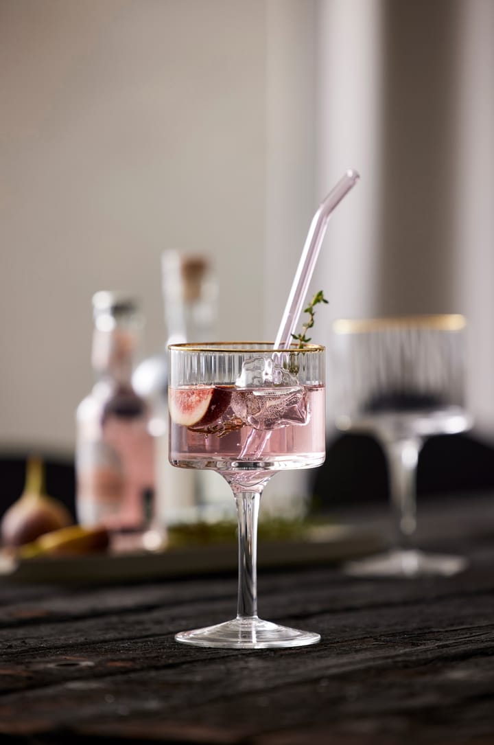 Palermo Gold gin & tonic -lasi 32 cl 4-pakkaus, Kirkas-kulta Lyngby Glas