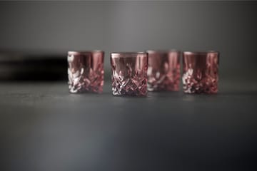 Sorrento shottilasit 4 cl 4 kpl - Pink - Lyngby Glas