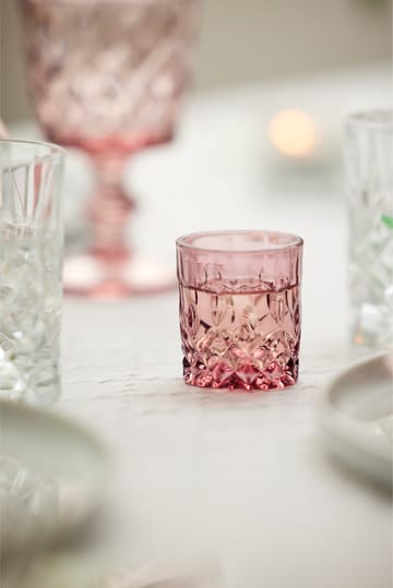 Sorrento shottilasit 4 cl 4 kpl - Pink - Lyngby Glas