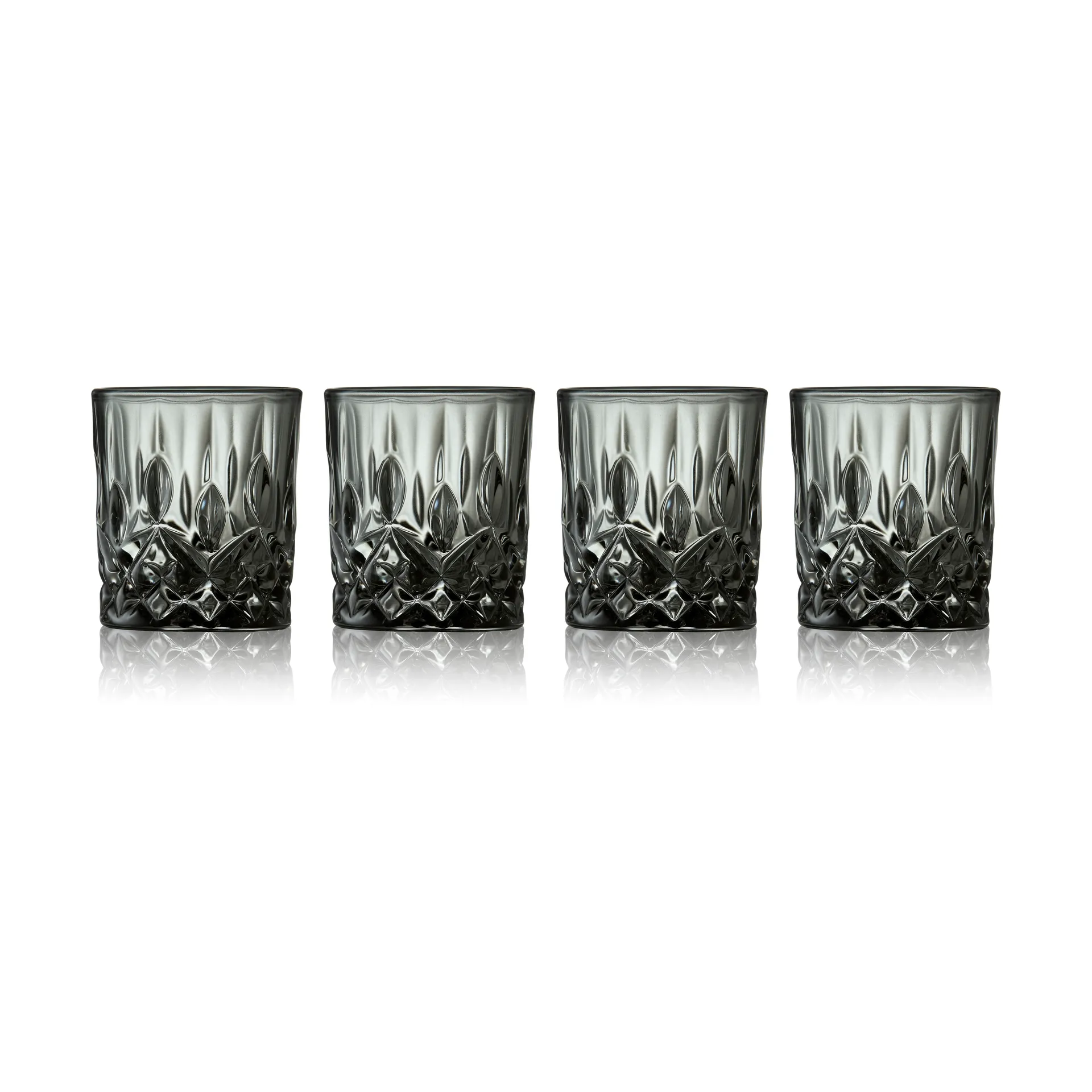 Sorrento shottilasit 4 cl 4 kpl, Smoke Lyngby Glas
