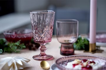 Sorrento viinilasi 29 cl 4-pakkaus - Pink - Lyngby Glas