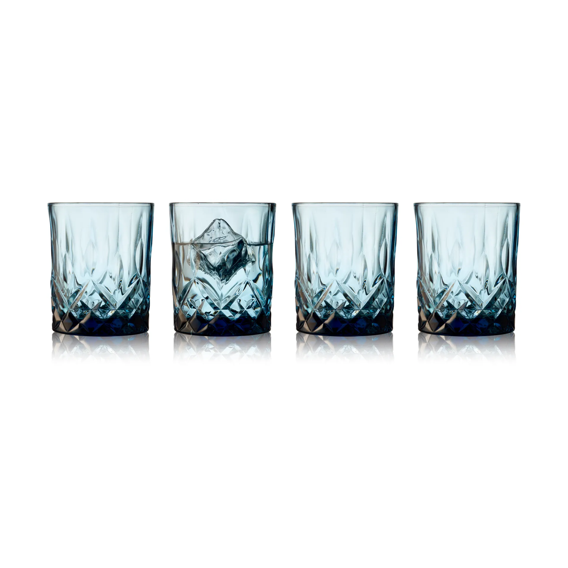 Sorrento viskilasi 32 cl 4-pakkaus, Blue Lyngby Glas