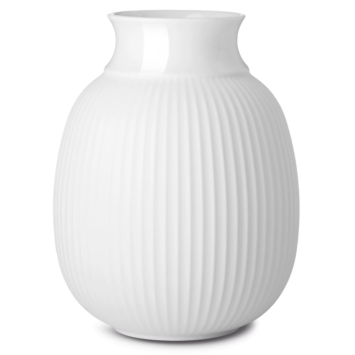 Lyngby Curve maljakko 17,5 cm, Valkoinen Lyngby Porcelæn