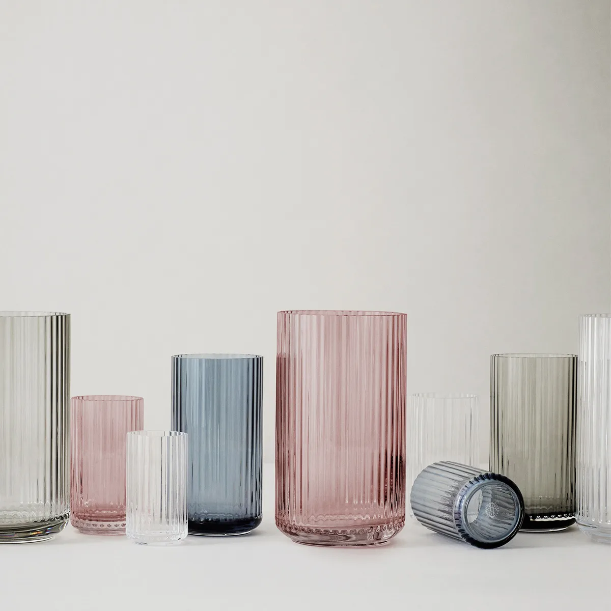 Lyngby lasimaljakko, burgundy, 38 cm Lyngby Porcelæn