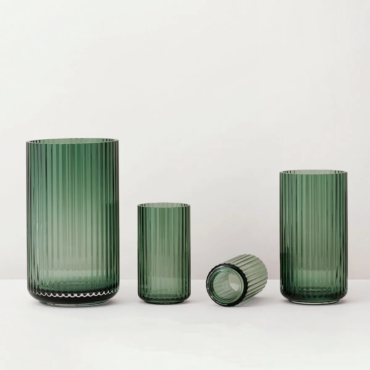 Lyngby maljakko lasi Copenhagen green, 38 cm Lyngby Porcelæn