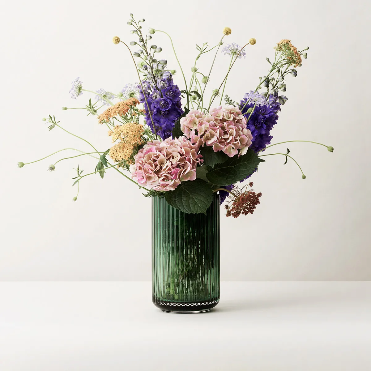 Lyngby maljakko lasi Copenhagen green, 38 cm Lyngby Porcelæn