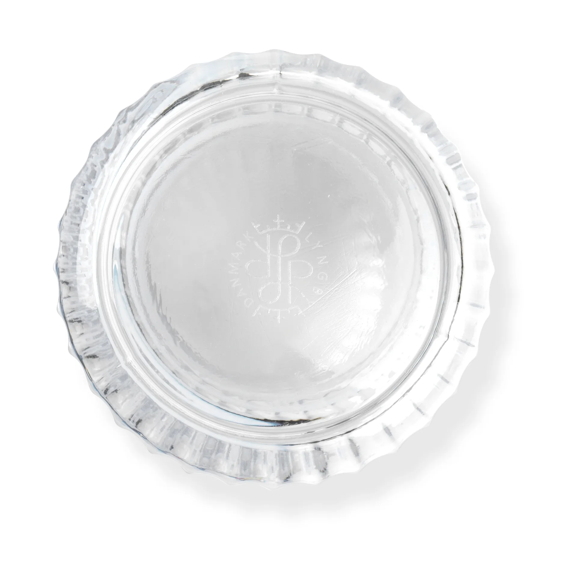 Lyngby maljakko, White swirl, 15,5 cm Lyngby Porcelæn