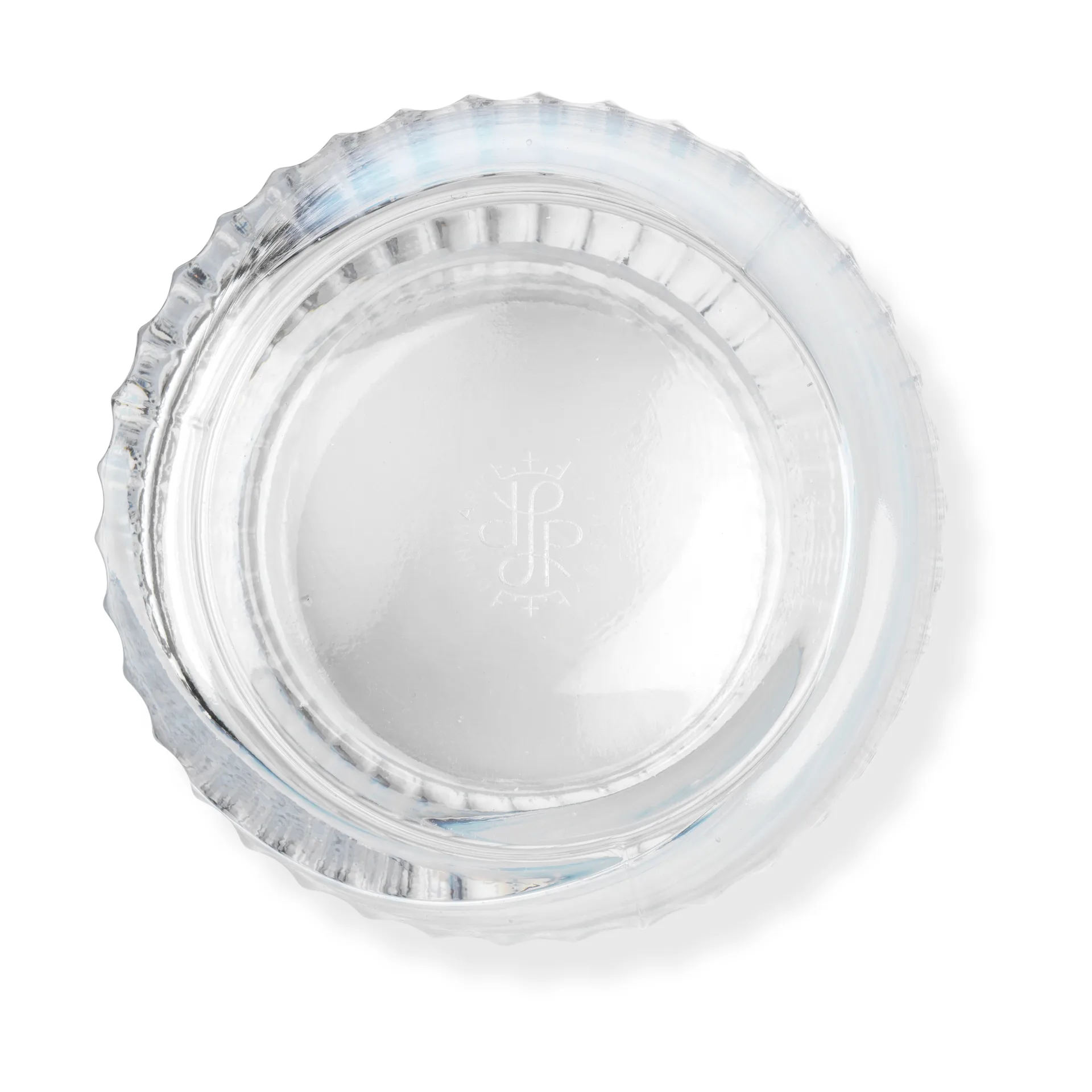 Lyngby maljakko, White swirl, 20,5 cm Lyngby Porcelæn