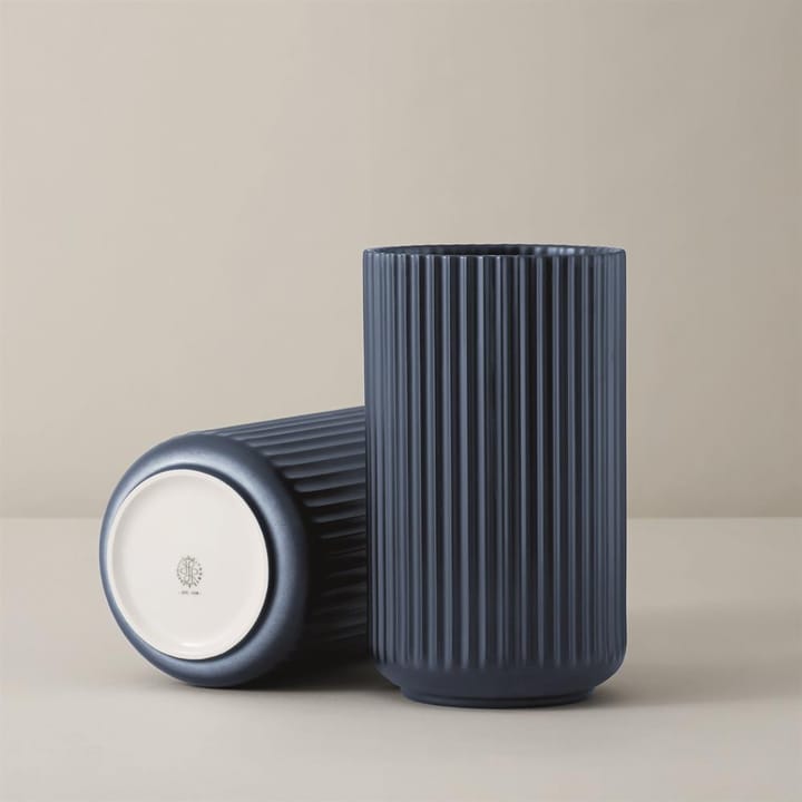 Lyngby maljakko yönsininen matta, 25 cm Lyngby Porcelæn
