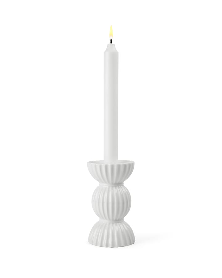 Lyngby Tura -kynttilänjalka 14 cm - Valkoinen - Lyngby Porcelæn