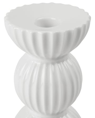 Lyngby Tura -kynttilänjalka 14 cm - Valkoinen - Lyngby Porcelæn