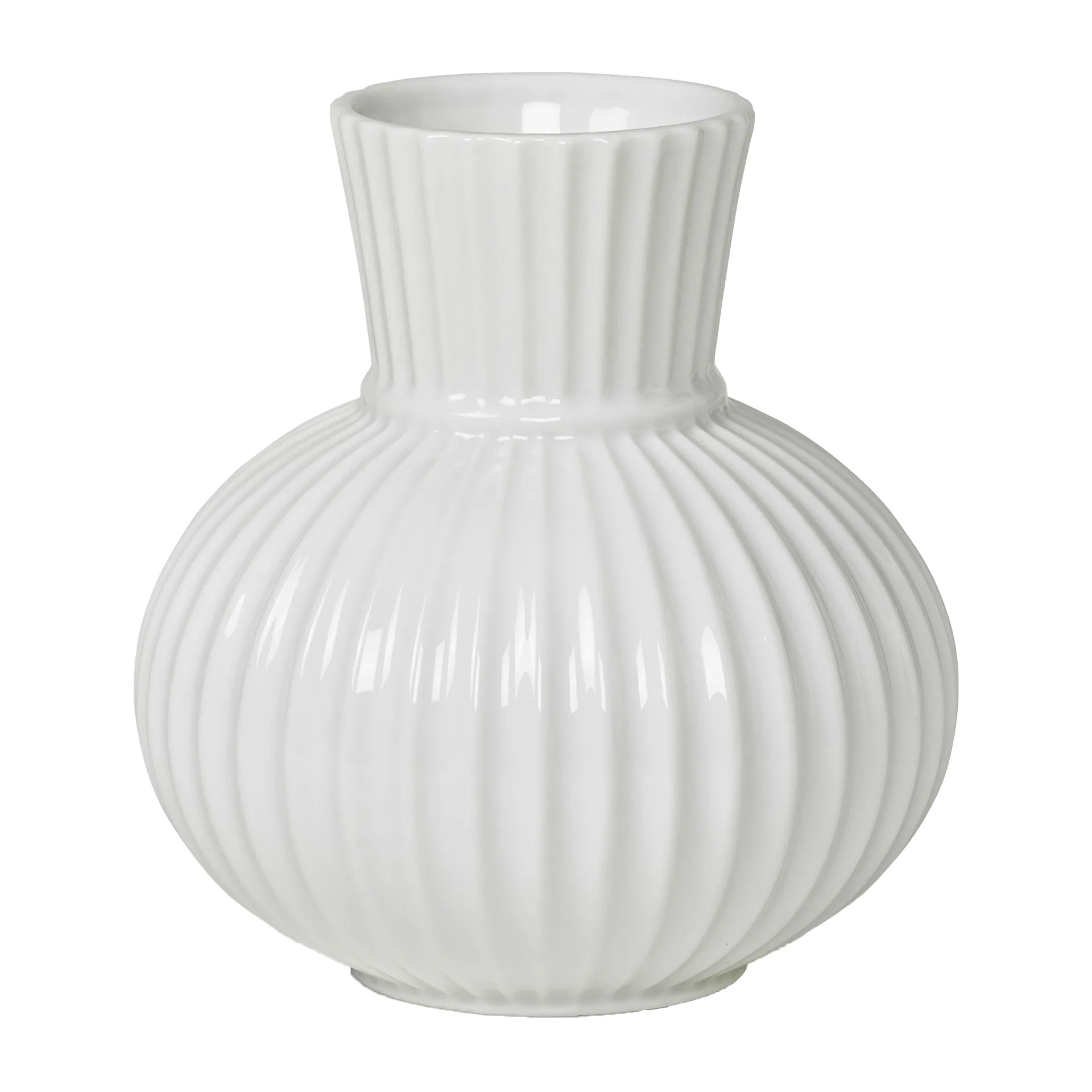Lyngby Tura -maljakko valkoinen, 14,5 cm Lyngby Porcelæn