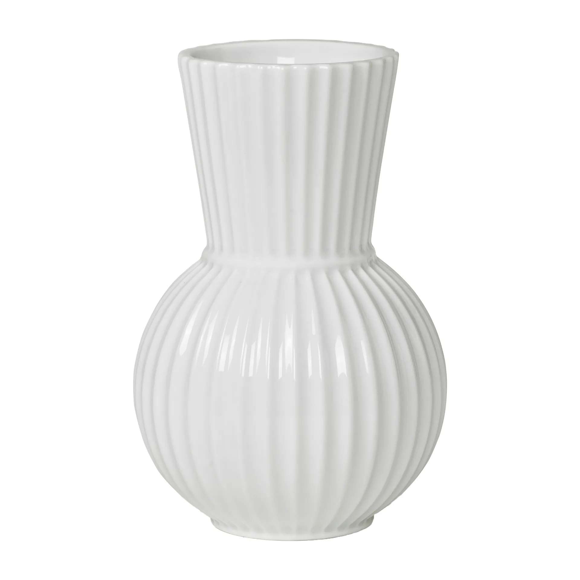 Lyngby Tura -maljakko valkoinen, 18 cm Lyngby Porcelæn