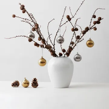 Rhombe joulupallo Ø 7 cm - Hopea - Lyngby Porcelæn