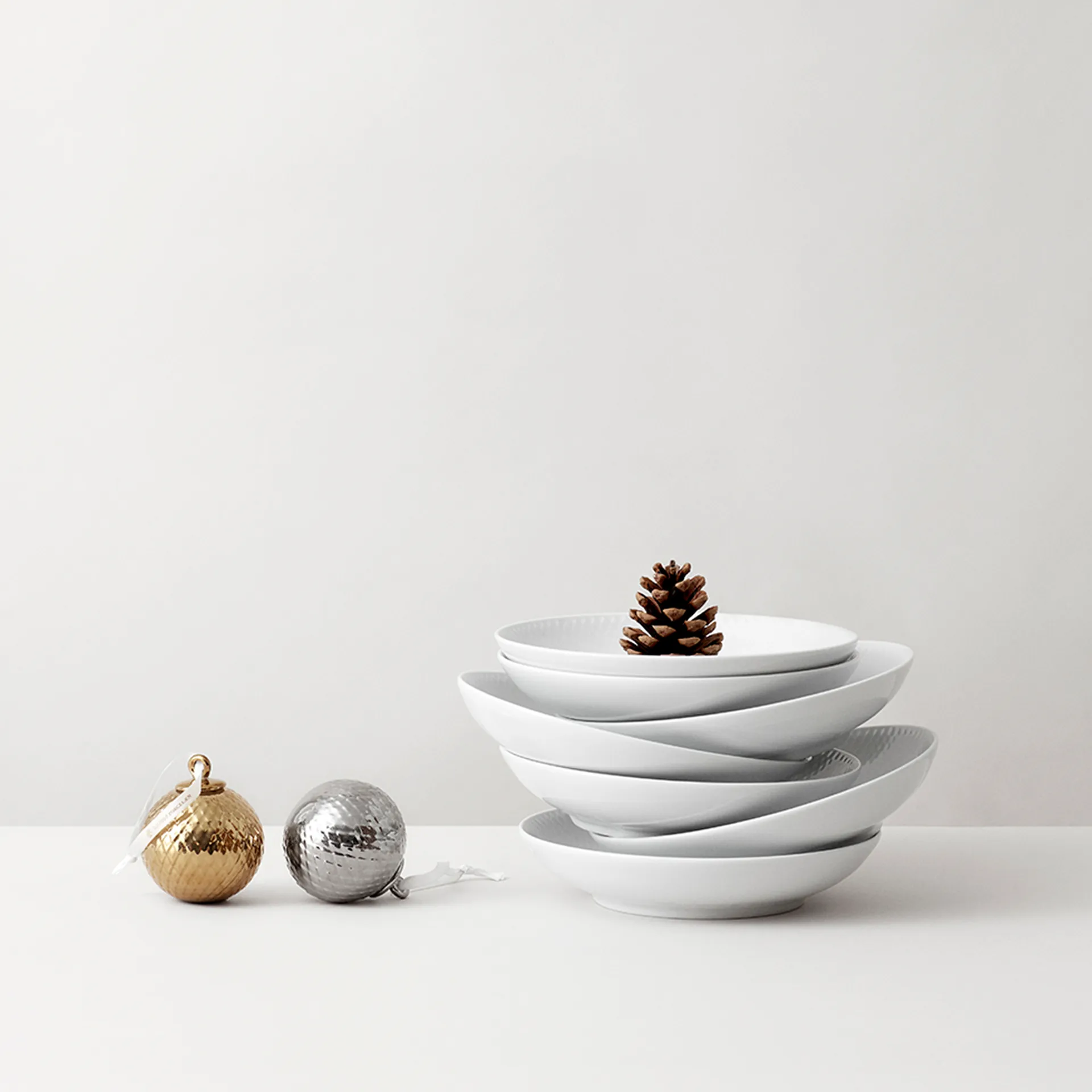 Rhombe joulupallo Ø 7 cm, Hopea Lyngby Porcelæn