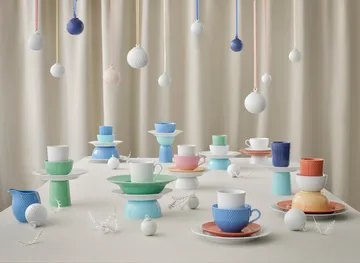 Rhombe joulupallo Ø 7 cm - valkoinen - Lyngby Porcelæn