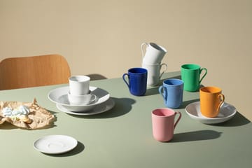 Rhombe kahvallinen muki 33 cl - Keltainen - Lyngby Porcelæn