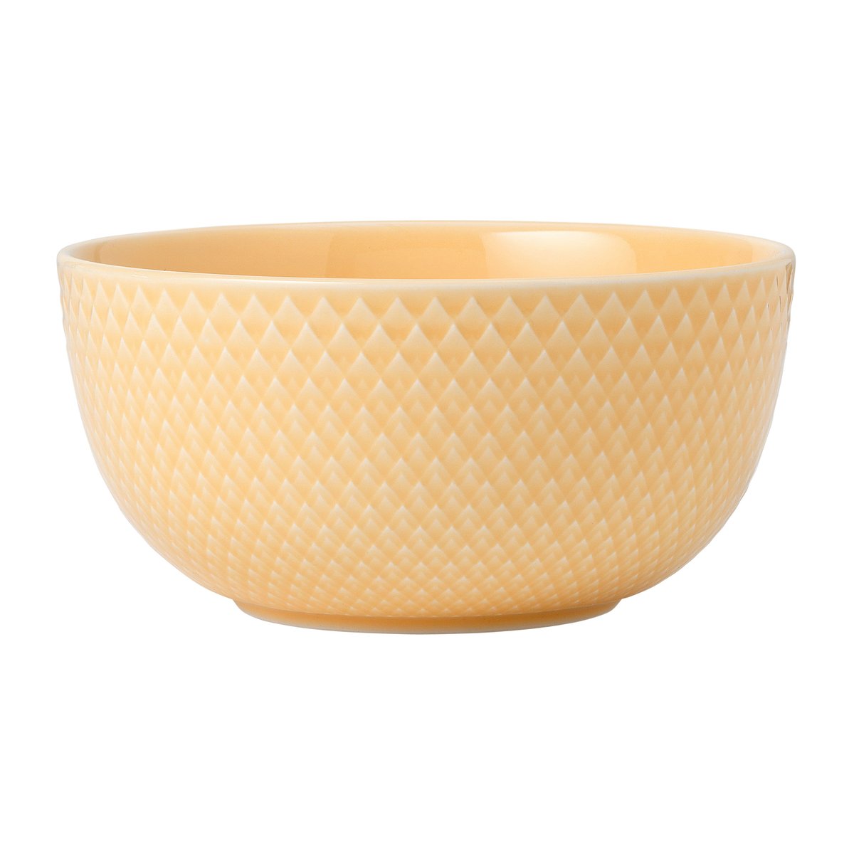 Lyngby Porcelæn Rhombe kulho 13 cm Sand | Skandinaavinen Sisustus | Aamiaiskulhot | Beige