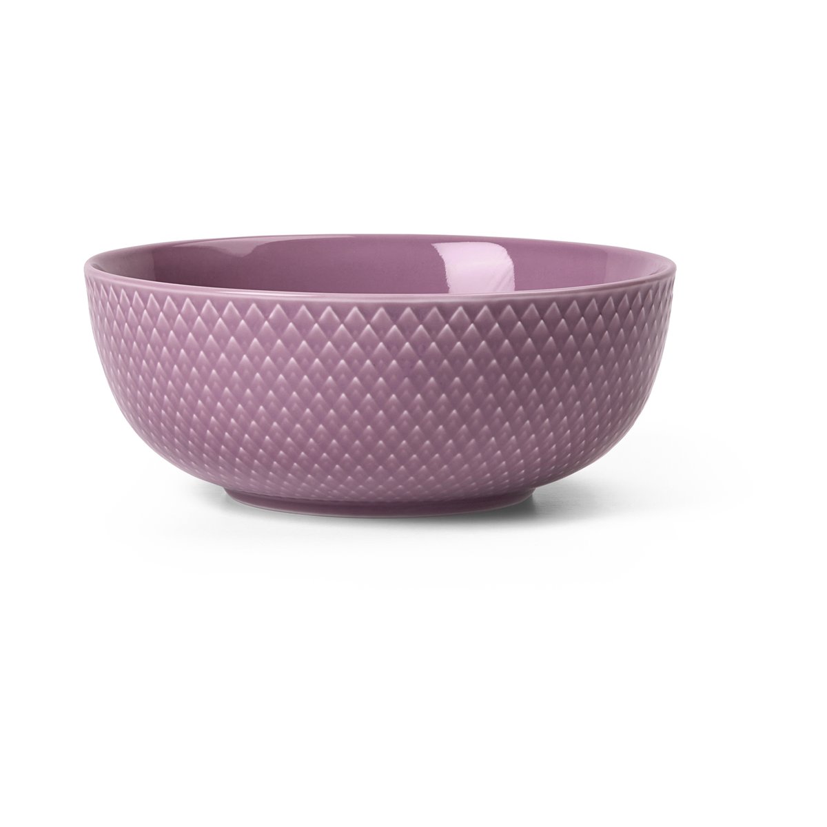 Lyngby Porcelæn Rhombe kulho 15,5 cm Violetti | Skandinaavinen Sisustus | Aamiaiskulhot | Violetti