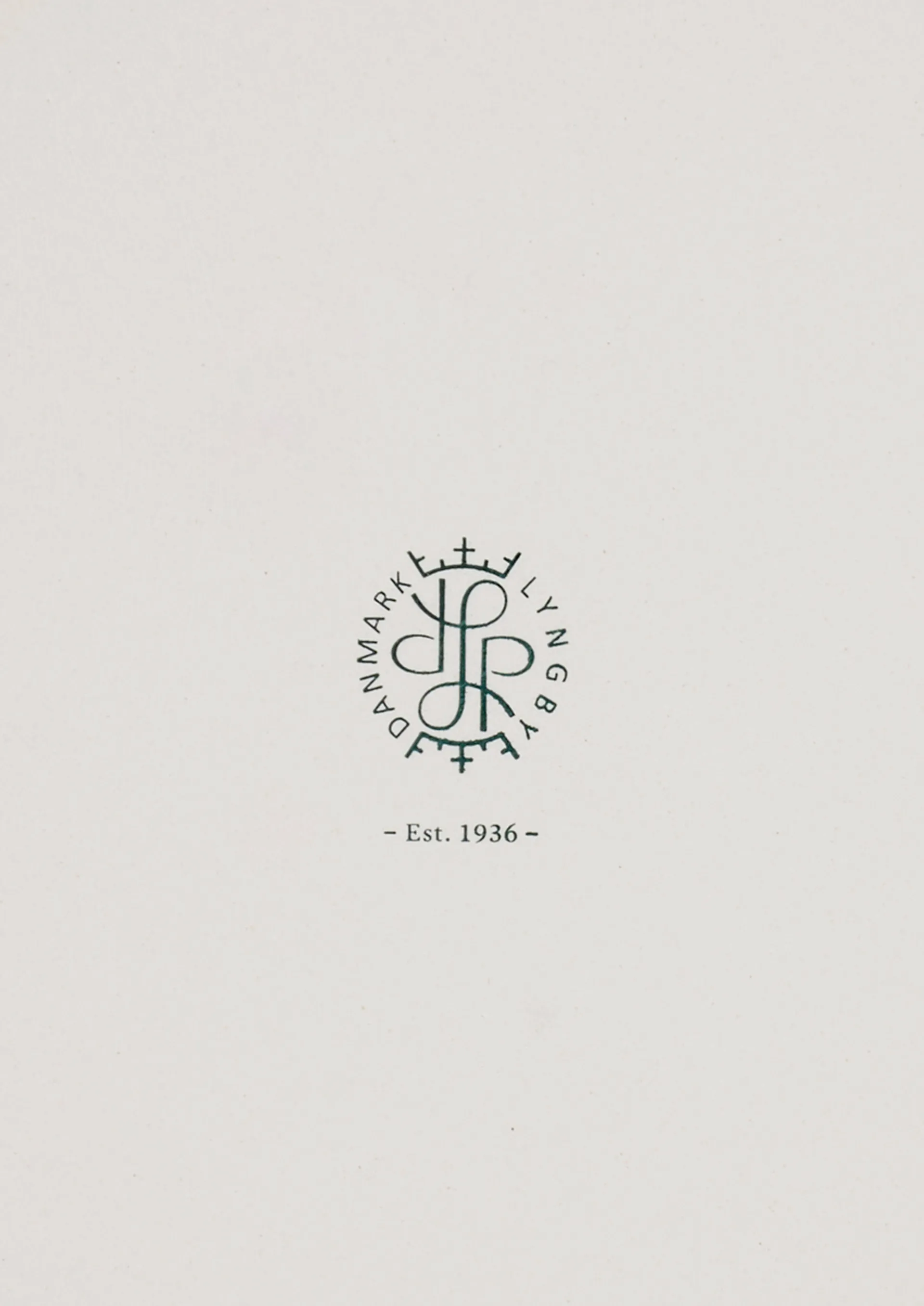 Rhombe kynttilänjalka 3 cm, Sininen Lyngby Porcelæn