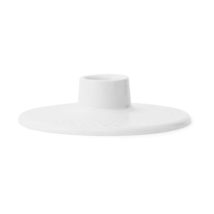 Rhombe kynttilänjalka 3 cm - Valkoinen - Lyngby Porcelæn