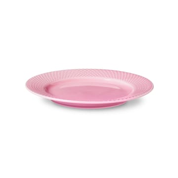 Rhombe lautanen vaaleanpunainen - 21 cm - Lyngby Porcelæn
