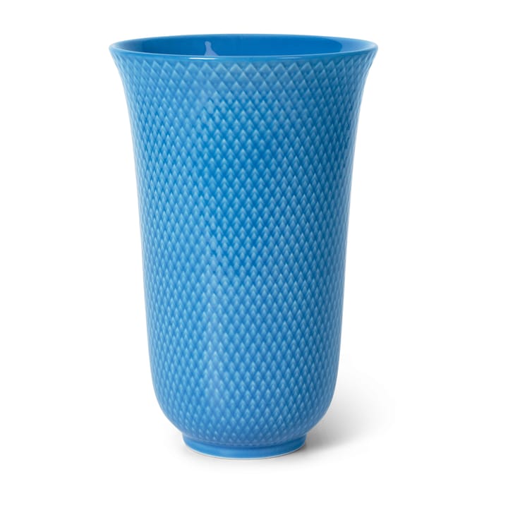 Rhombe maljakko 20 cm - Sininen - Lyngby Porcelæn