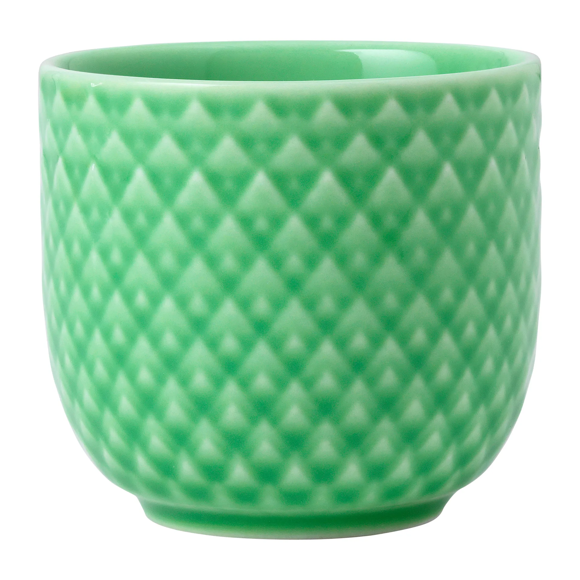 Rhombe munakuppi Ø5 cm, Vihreä Lyngby Porcelæn