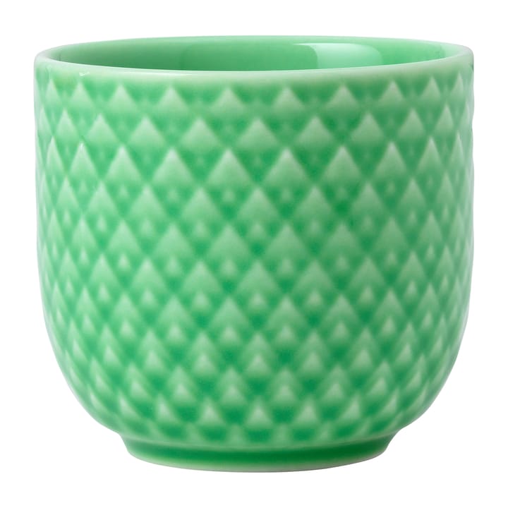 Rhombe munakuppi Ø5 cm - Vihreä - Lyngby Porcelæn