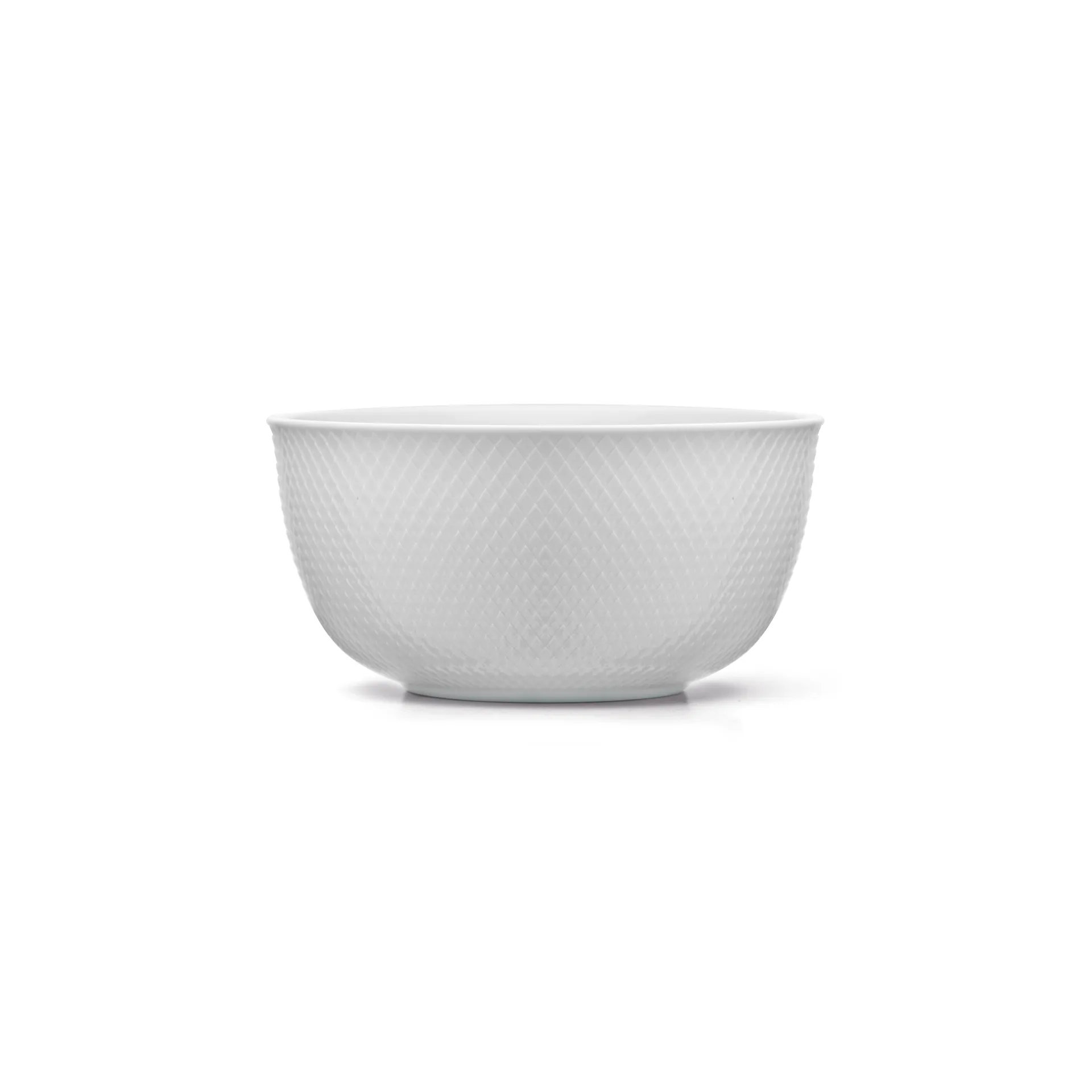 Rhombe tarjoilukulho Ø17,5 cm, valkoinen Lyngby Porcelæn