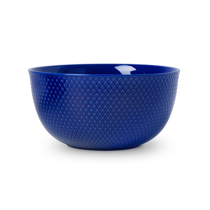 Rhombe tarjoilukulho Ø22 cm - Tummansininen - Lyngby Porcelæn