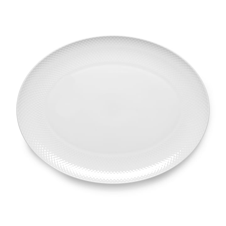 Rhombe tarjoiluvati 32x42 cm - Valkoinen - Lyngby Porcelæn