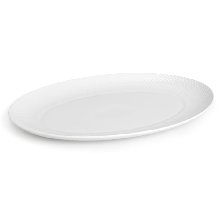 Rhombe tarjoiluvati 32x42 cm - Valkoinen - Lyngby Porcelæn