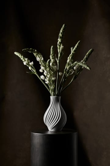 Twist maljakko 18 cm - Valkoinen - Lyngby Porcelæn