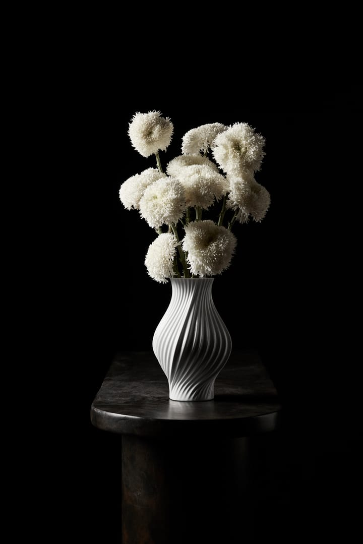 Twist maljakko 25 cm, Valkoinen Lyngby Porcelæn