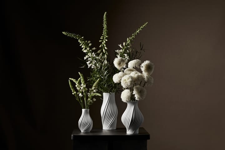 Twist maljakko 31 cm, Valkoinen Lyngby Porcelæn