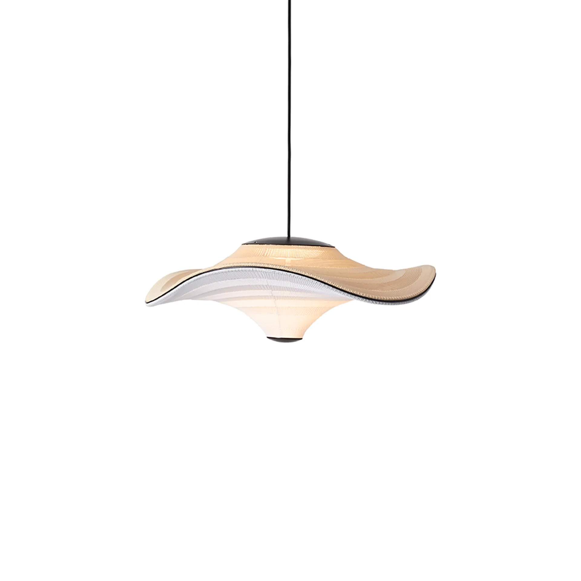 Flying riippuvalaisin Ø58 cm, Golden sand Made By Hand