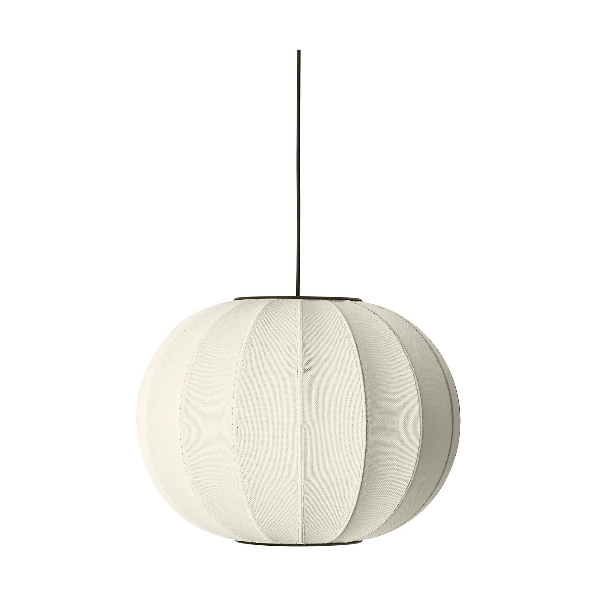 Knit-Wit 45 Round riippuvalaisin, Pearl white Made By Hand