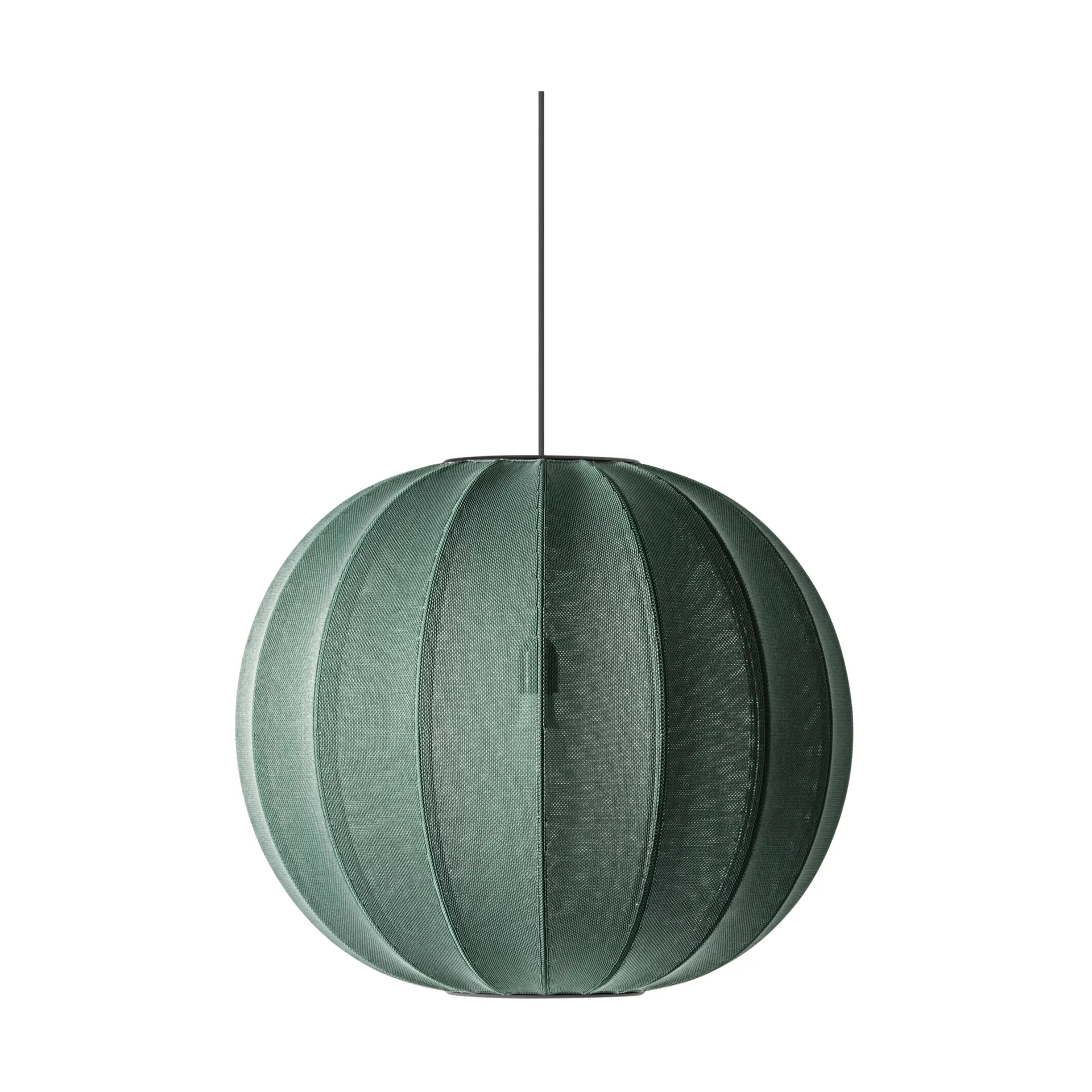 Knit-Wit 60 Round riippuvalaisin, Tweed green Made By Hand