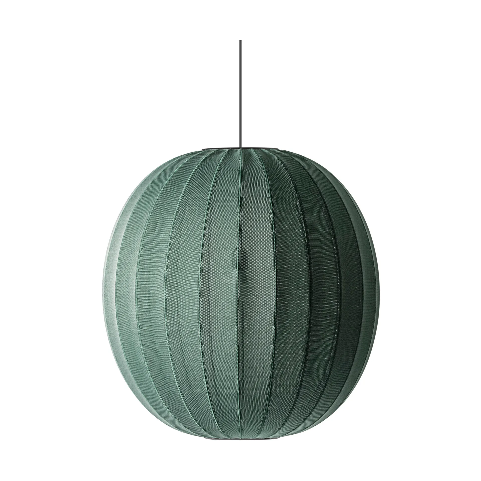 Knit-Wit 75 Round riippuvalaisin, Tweed green Made By Hand