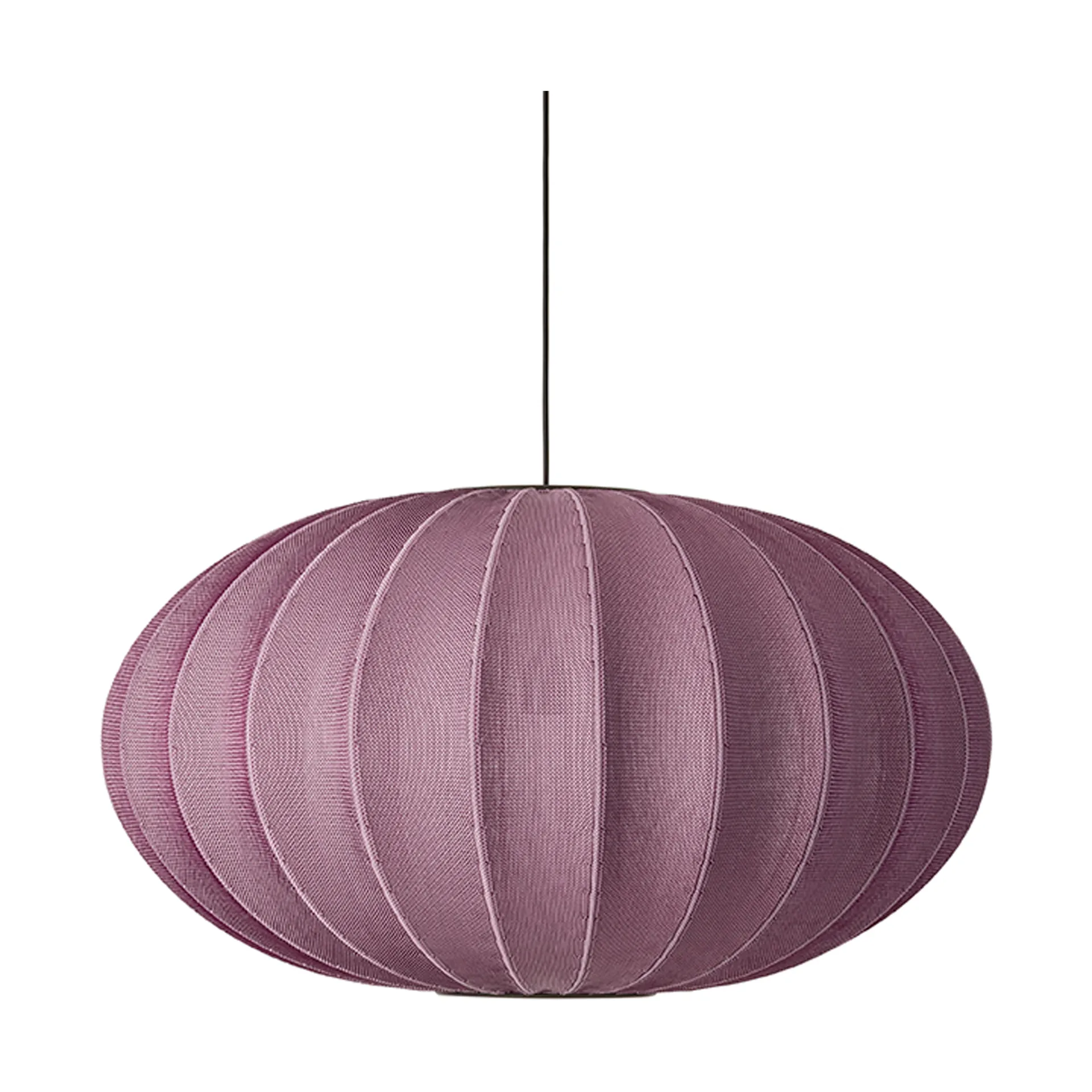 Knit-Wit 76 Oval riippuvalaisin, Burgundy Made By Hand