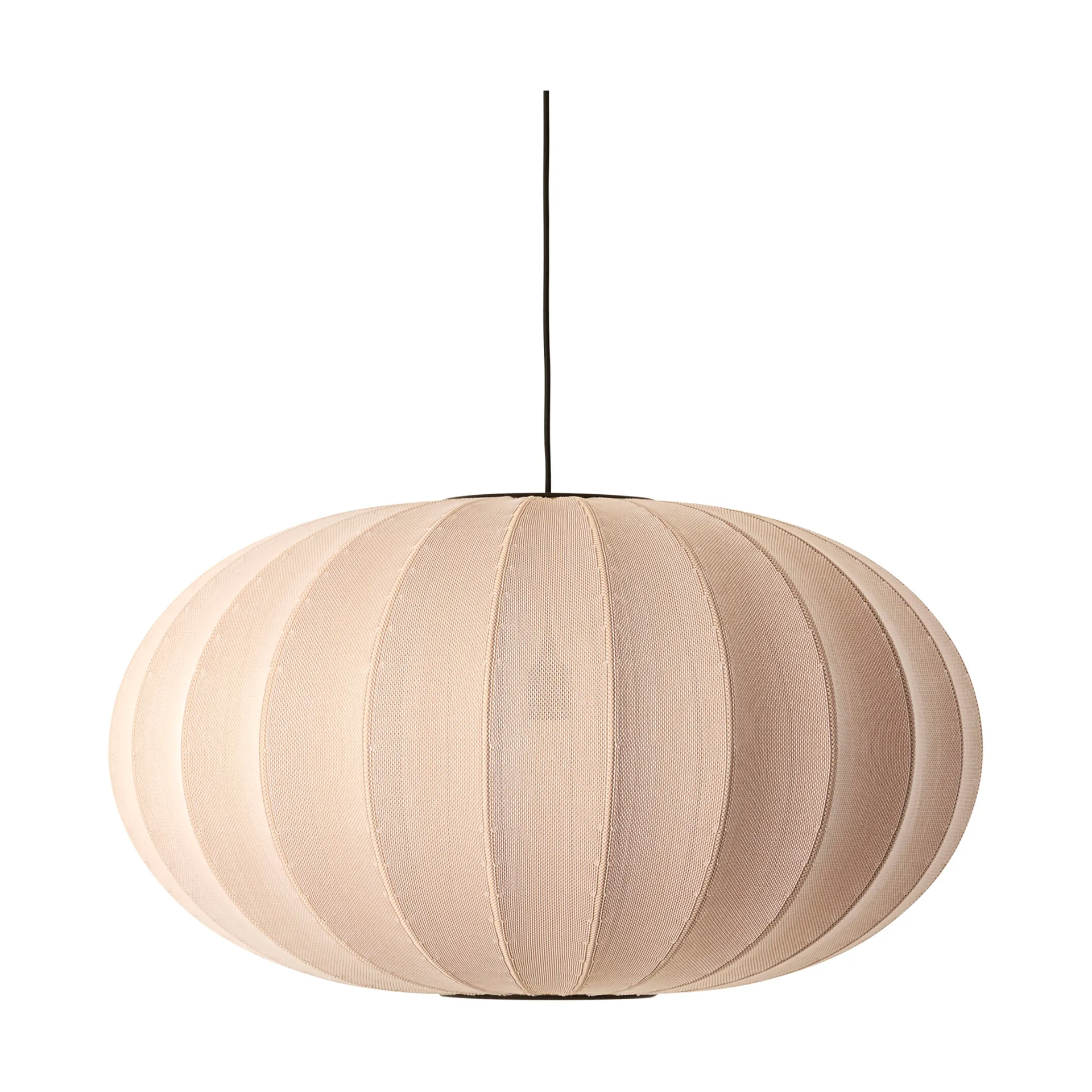 Knit-Wit 76 Oval riippuvalaisin, Sand stone Made By Hand