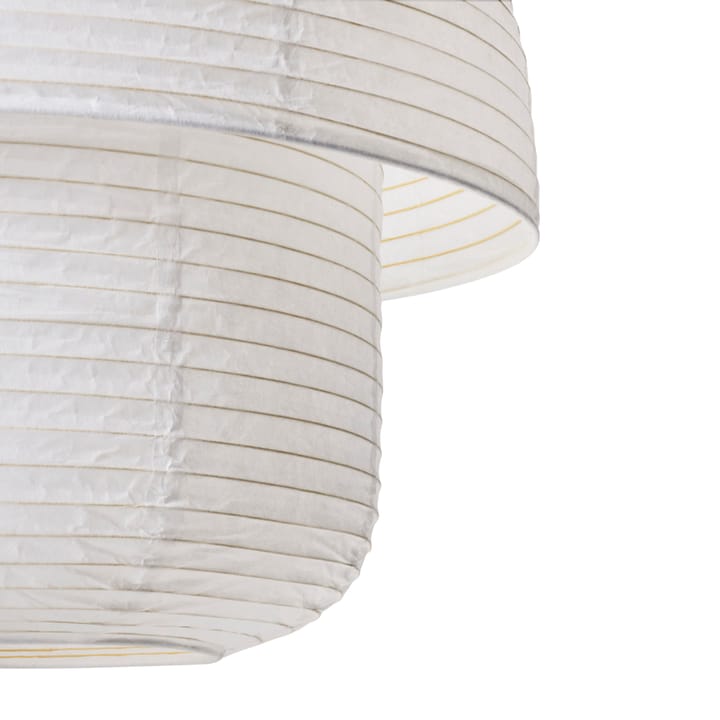 Papier Double riippuvalaisin Ø40 cm, White Made By Hand